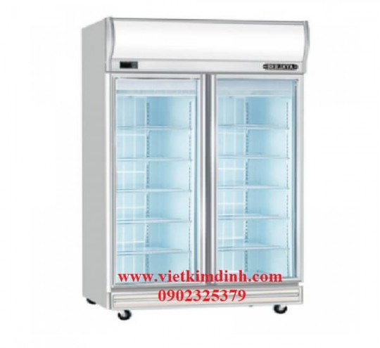 Tủ đông đứng 2 cánh kính